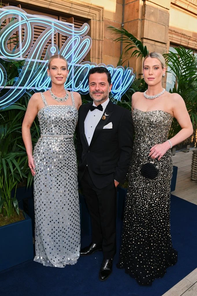 Lady Eliza Spencer, Alexandre Frota e Lady Amelia Spencer all'evento Tiffany & Co.
