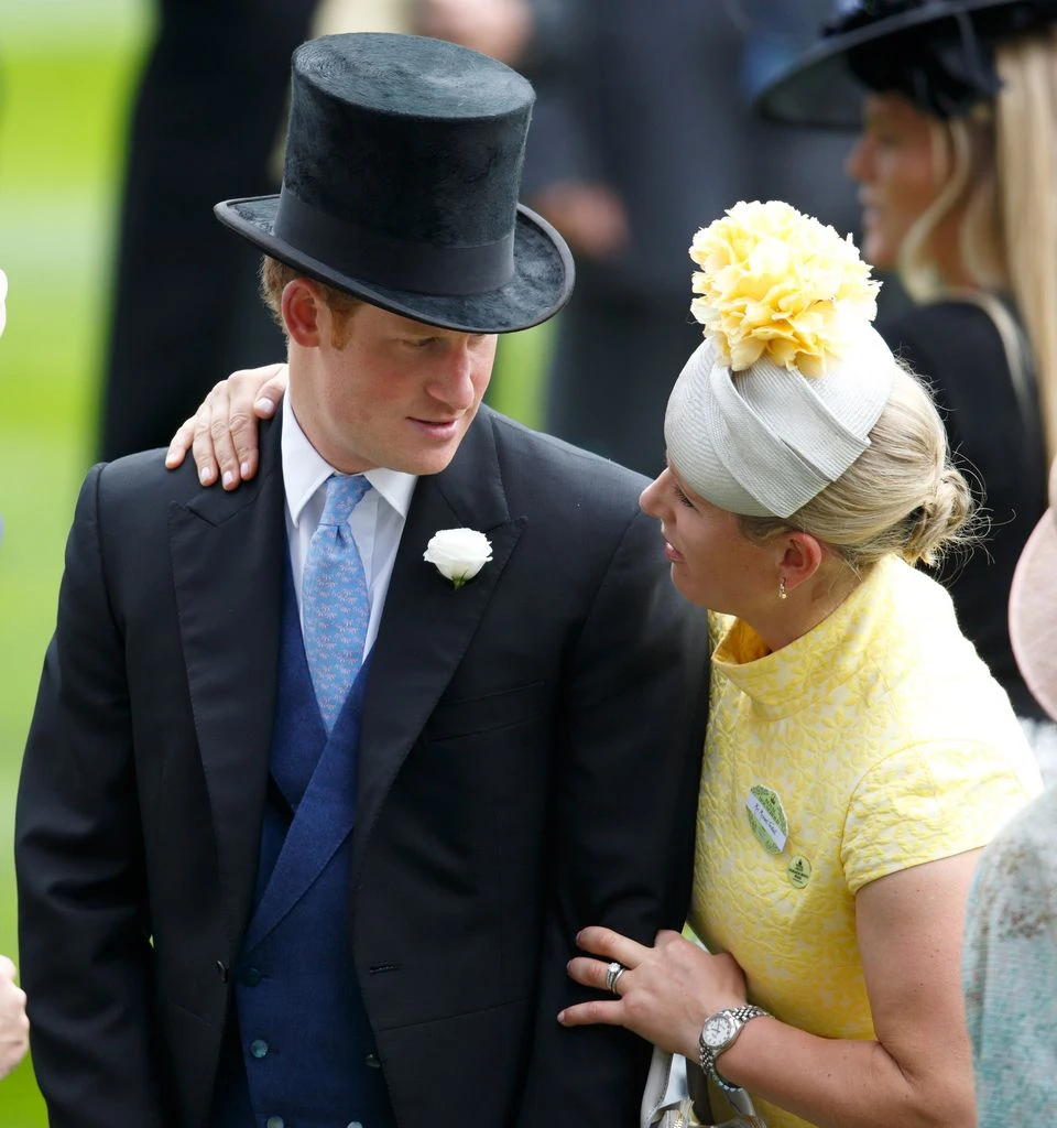 Prince Harry e Zara Tindall ad Ascot