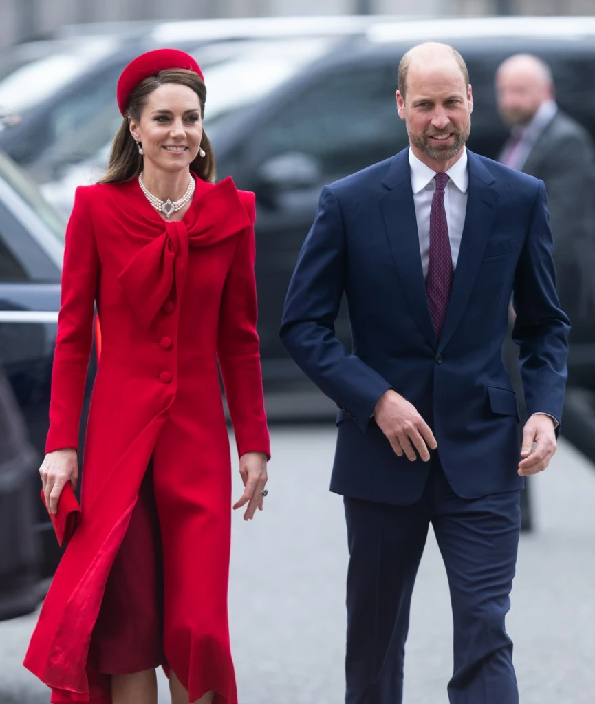 Catherine, Princess of Wales, and Prince William attend Commonwealth Day celebrations.
