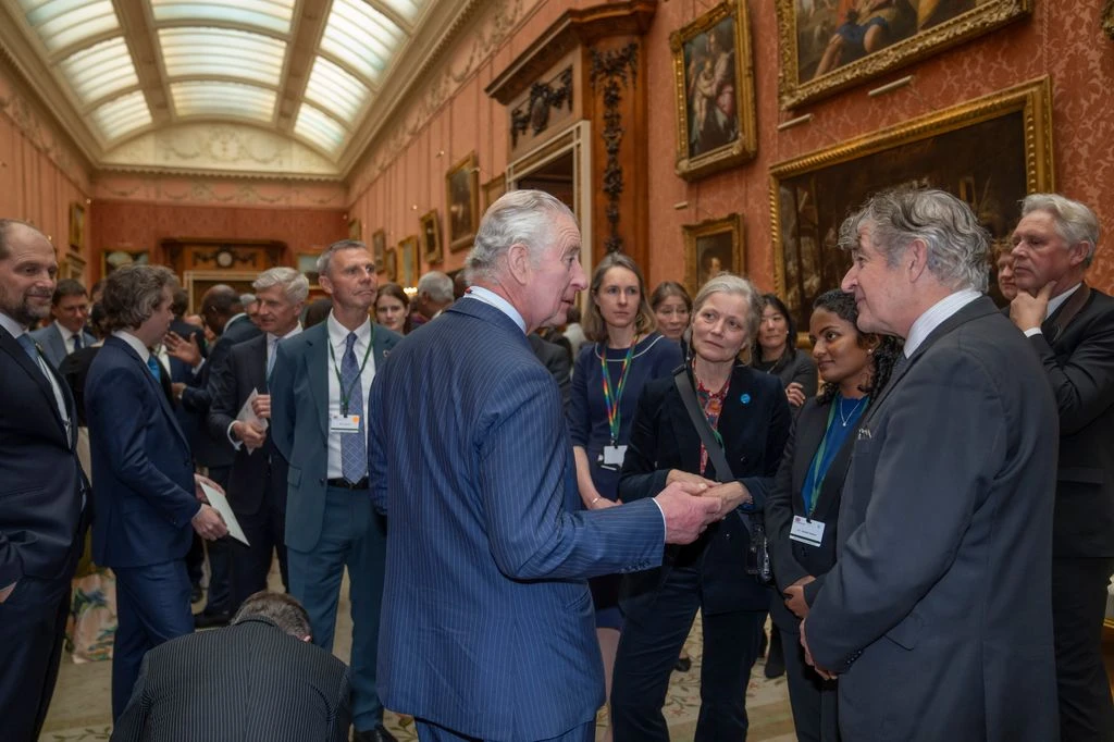 King Charles III incontra Tony Juniper