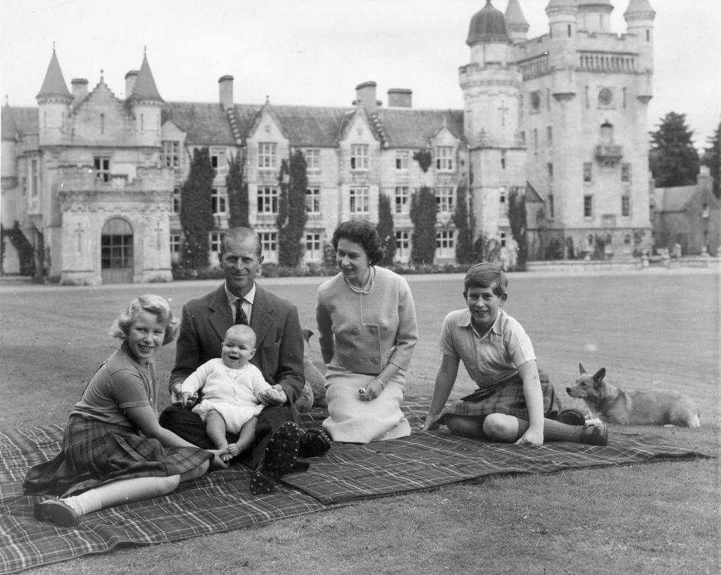 Queen Elizabeth II and family at Balmoral